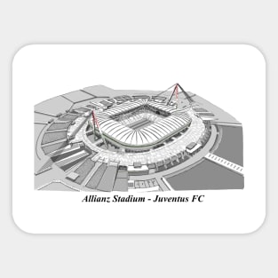 Drawing of Allianz Stadium @ Juventus FC Sticker